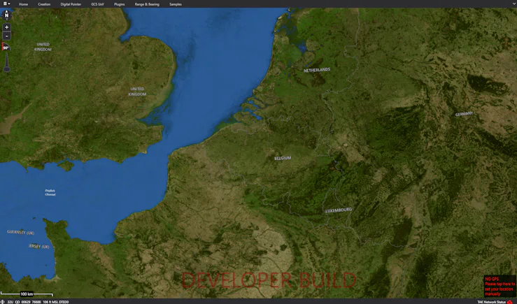 WinTAK UI Screenshot